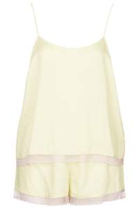 TOPSHOP PINSPOT PRINT PJ CAMI AND SHORTS SET