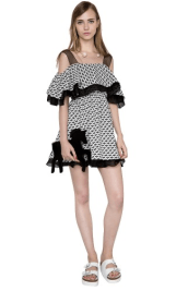 Black and white dress